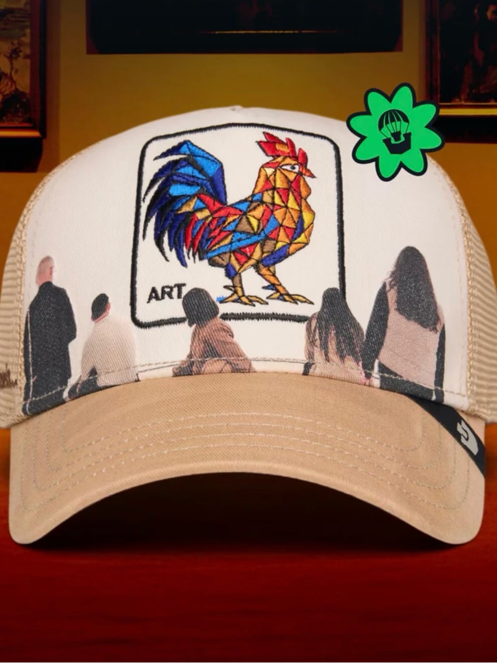 Goorin Bros. "HEY, I LIKE IT PICASSO!
Trucker Hat. Mesh SnapBack NWT